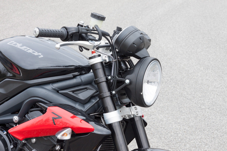 Schwabenmax Motorradzubehoer und Motorradtuning in Premiumqualitaet.  Spezialisiert auf Motorrad Tuning und Veredelung für Vmax, K1200R und  K1300R. Gaswegverkuerzung fuer dein Motorrad., Detailansicht, scheinwerfer